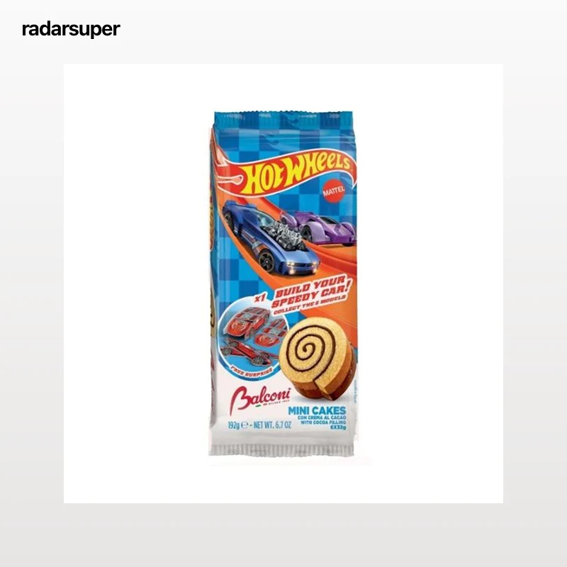 BALCONI Bizcochitos con regalo Hot Wheels 192 g.