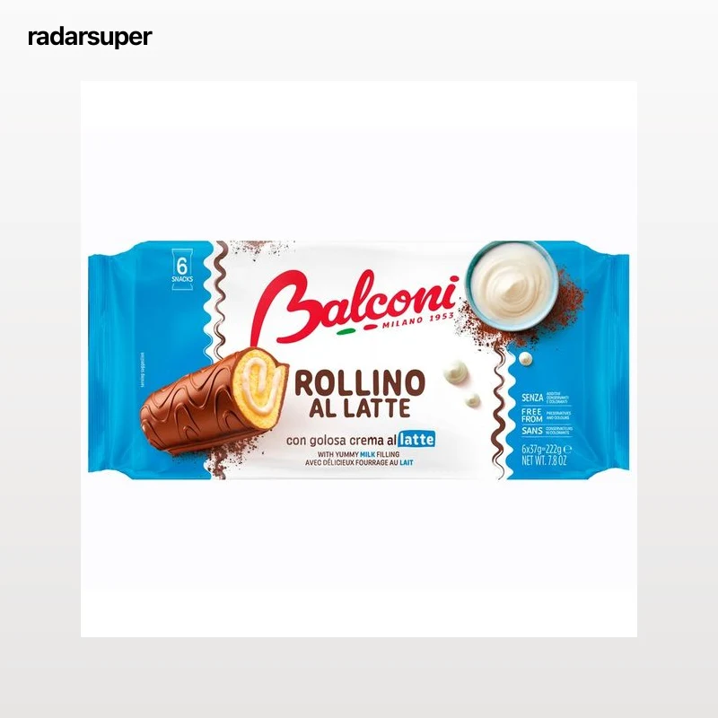 BALCONI Bizcochos rellenos de crema de leche 6 uds. 37 g.