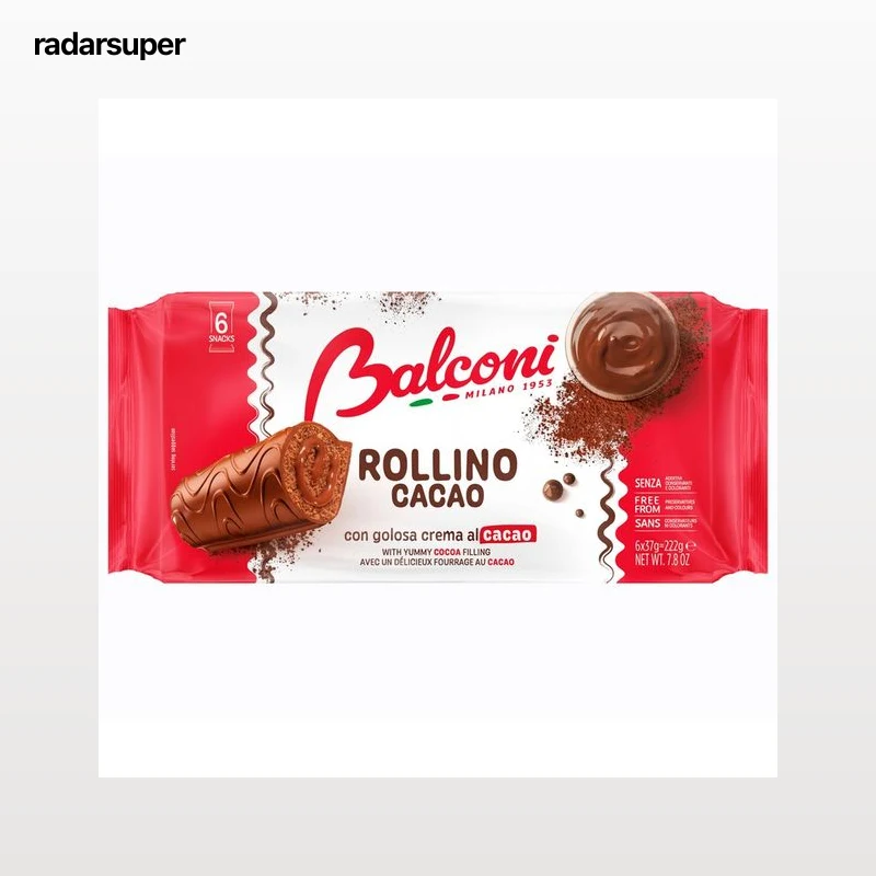BALCONI Rollinos de Cacao 6 uds. de 37 g.
