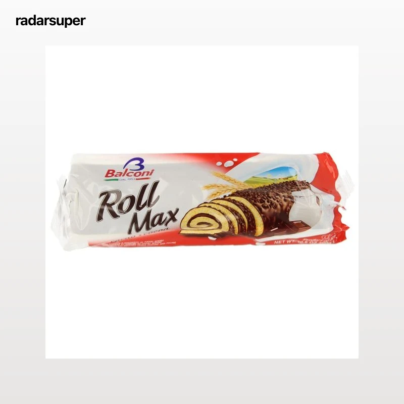 BALCONI Rollito de bizcocho relleno de cacao 300 g.