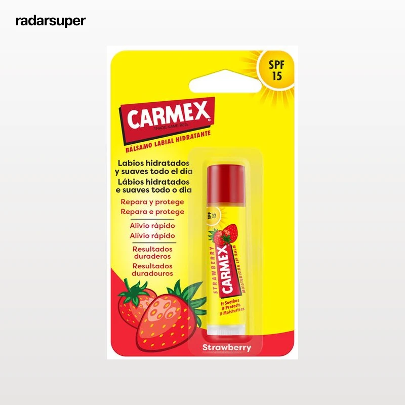 Bálsamo labial stick Carmex 4.25g fresa f15