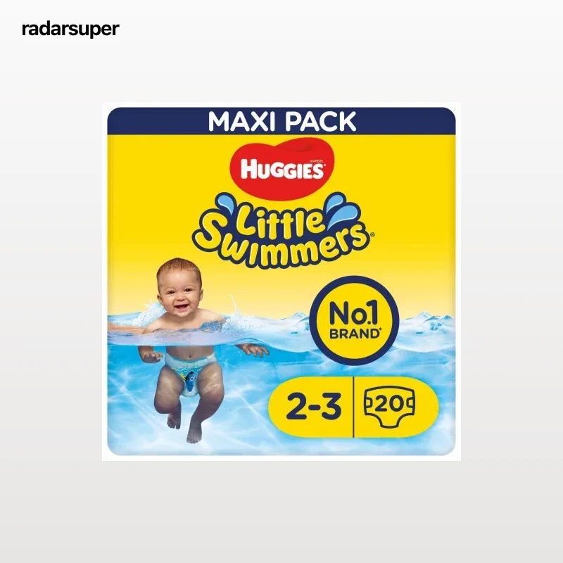 Bañador pañal desechable Huggies Little Swimmers T2-3 (3 kg-8 kg) 20 ud.