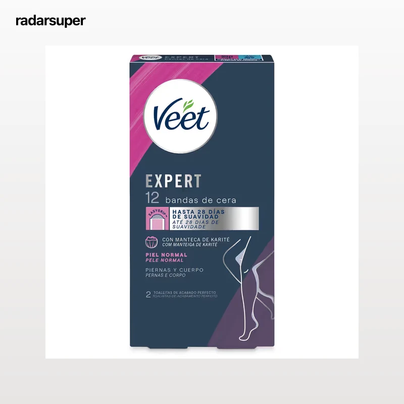 Bandas de cera corporales Veet 16 unidades
