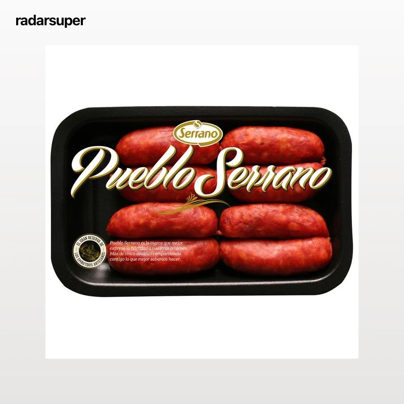 Bandeja de chorizos caseros de pueblo SERRANO