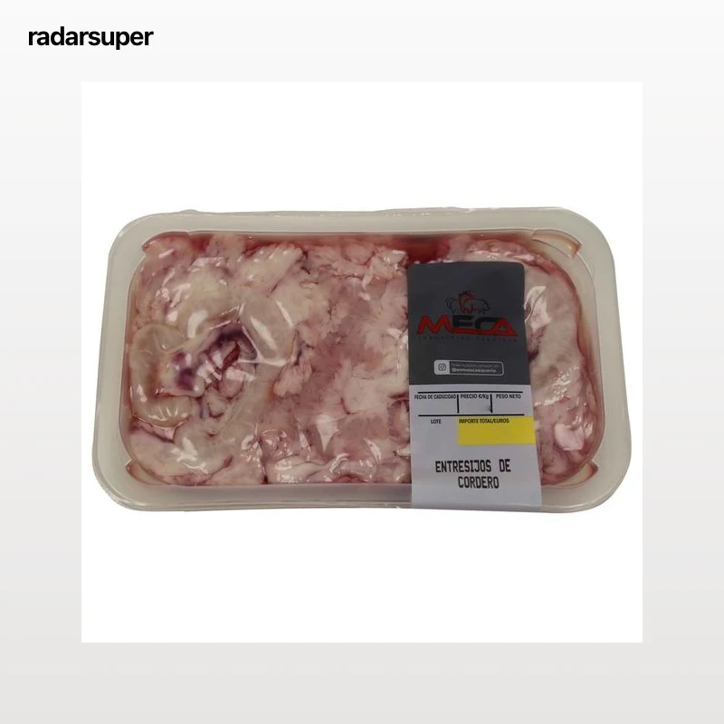 Bandeja con entresijos de cordero MECA