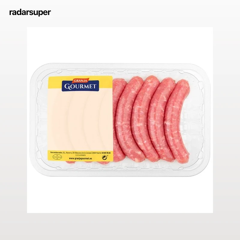 Bandeja con longanizas de pollo GRANJA GOURMET 340 g.
