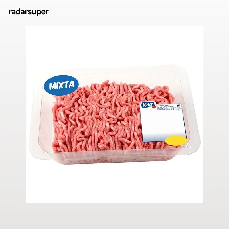 Bandeja de preparado de carne picada mixta (vacuno-cerdo) ROLER 500 g.
