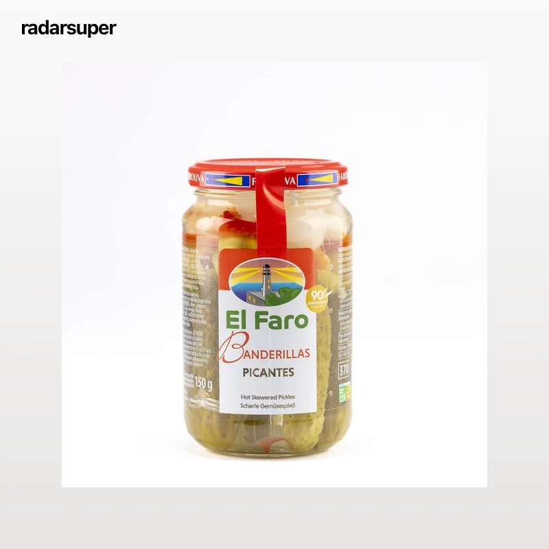 Banderillas picantes en vinagre s/gluten El Faro 150g