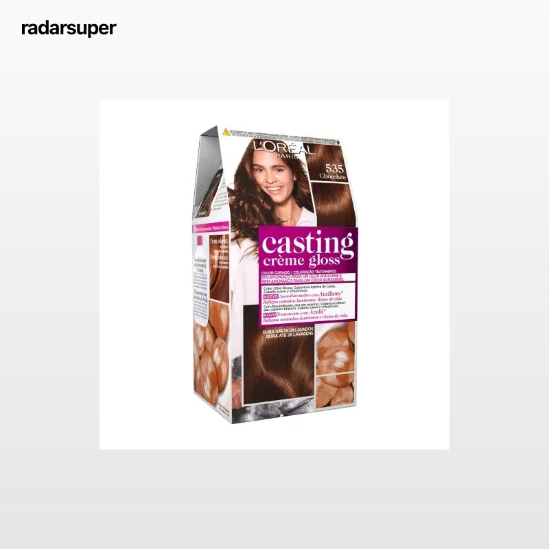 Baño de color tono 535 chocolate Casting Creme Gloss L'Oréal Paris 1 ud.