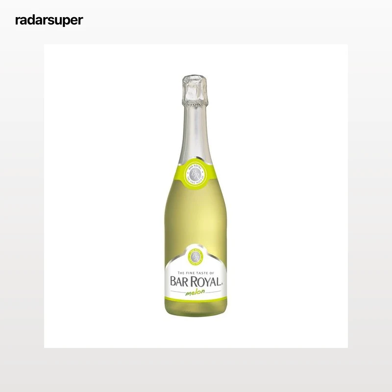 BAR ROYAL Vino frizzante espumoso con sabor melón botella de 75 cl.
