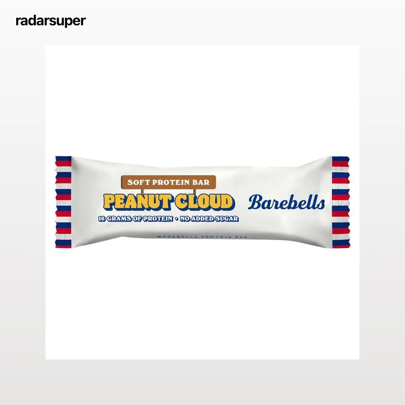 BAREBELLS Barra de proteína blanda de nube de maní 55 g.