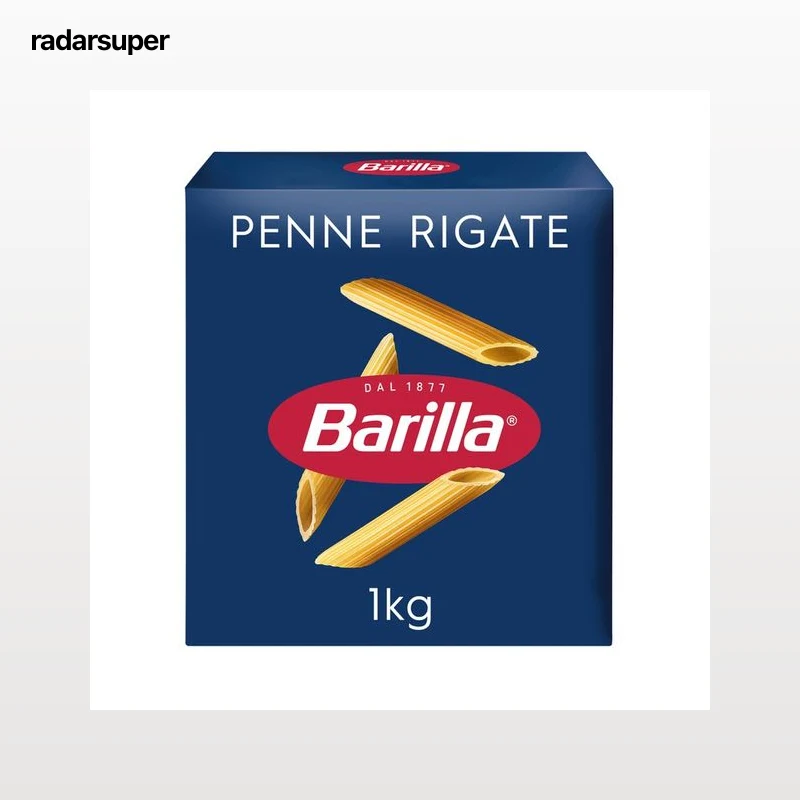 BARILLA Pasta Penne Rigate N.73 (Macarrones) BARILLA 1 Kg.