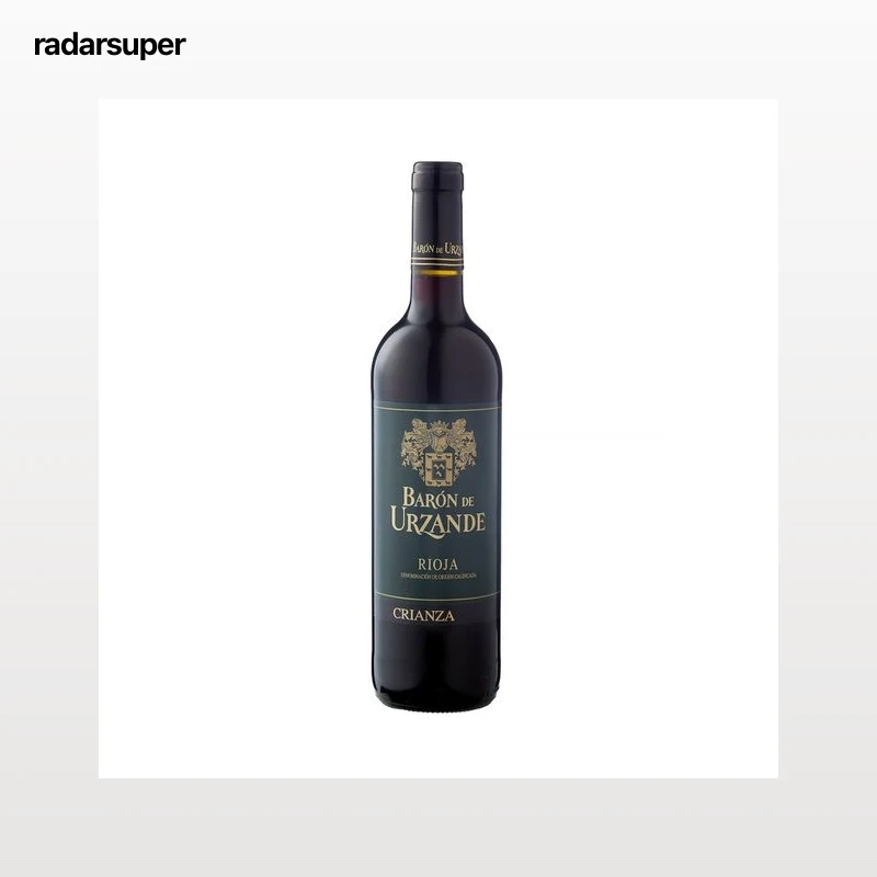 BARON DE URZANDE Vino  tinto crianza con D.O. Ca. Rioja botella 75 cl.