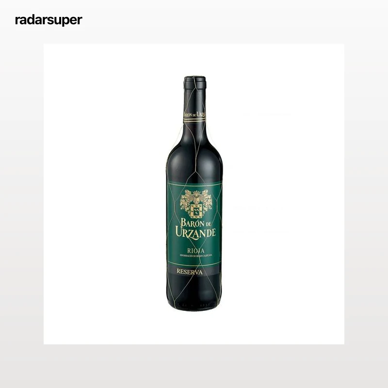 BARON DE URZANDE  Vino tinto reserva con D.O. Ca. Rioja botella 75 cl.