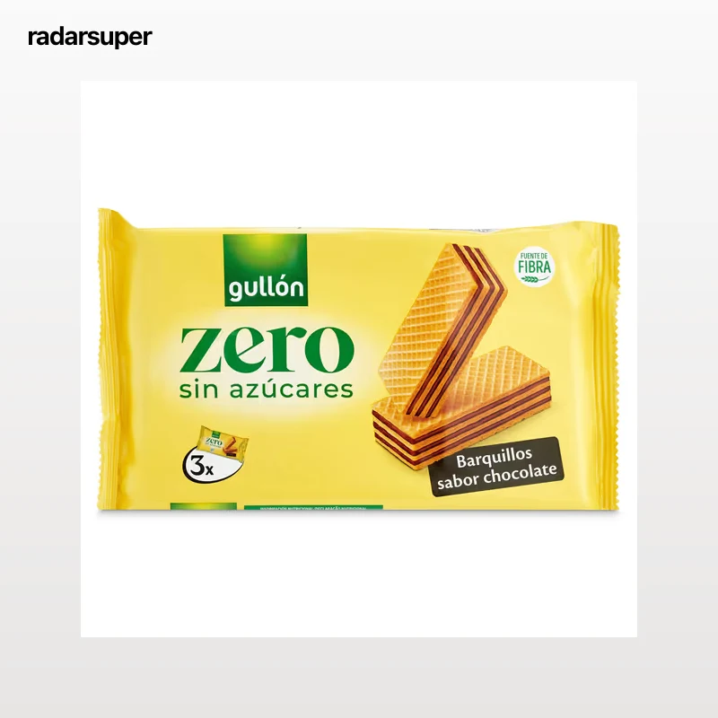 Barquillos de chocolate sin azúcares Gullón 180 g