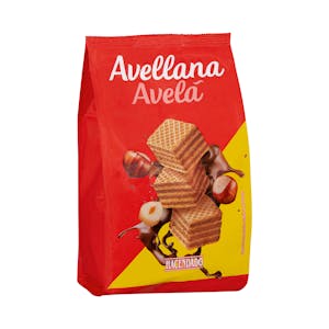 Barquillos con crema de avellanas