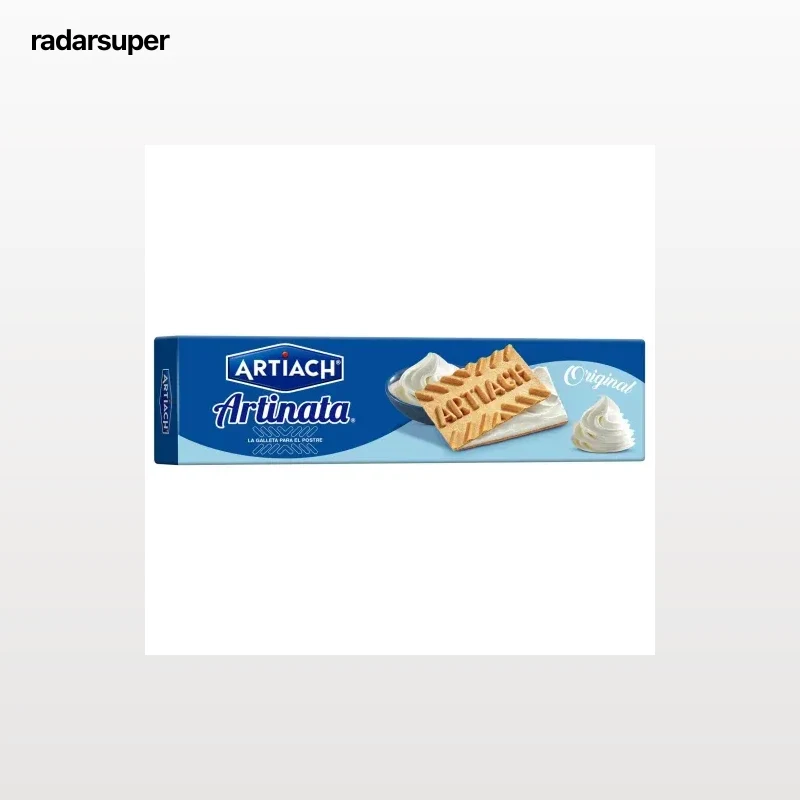 Barquillos rellenos de crema de nata Artiach Artinata 210 g.