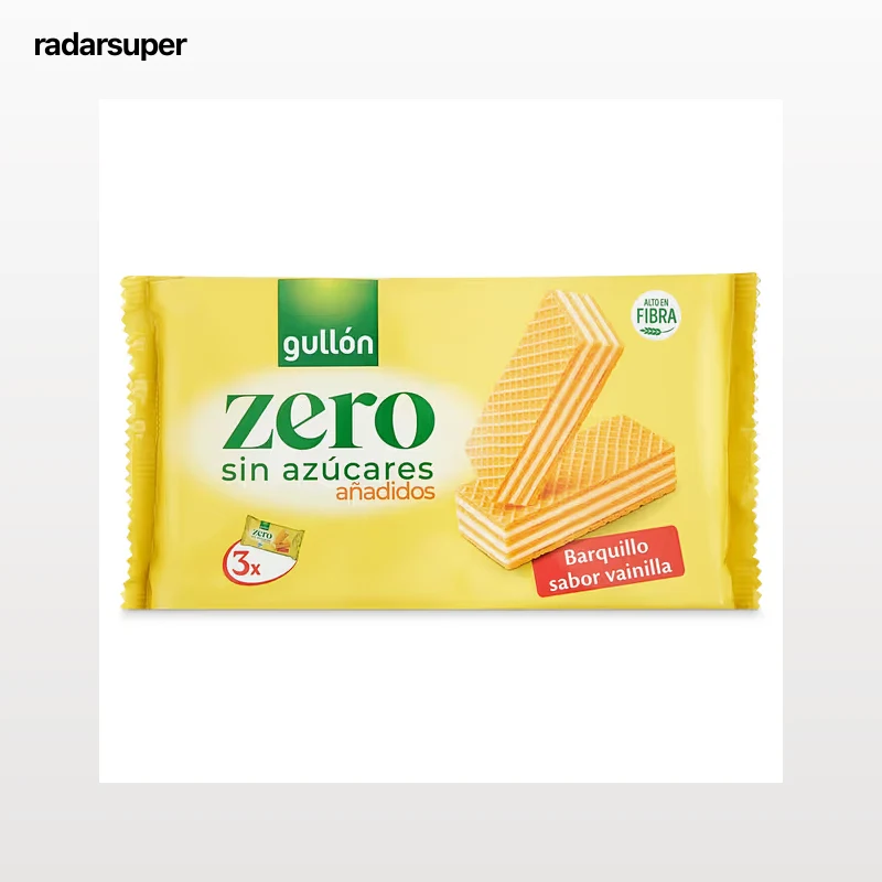 Barquillos de vainilla sin azúcares Gullón 180 g
