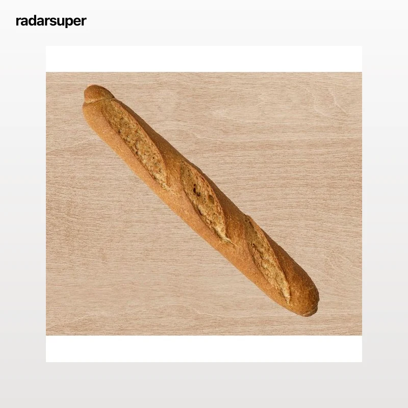 Barra de pan con harina integral de trigo (70%) 220 g.