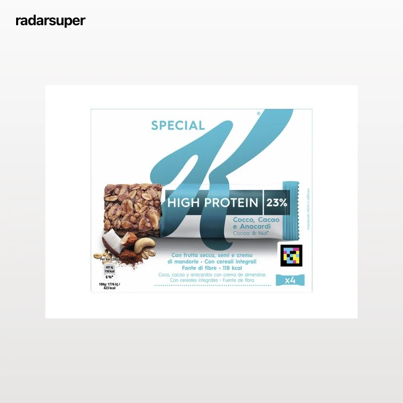 BARRAS SPECIAL K CEREAIS PROTEÍNA CÔCO CACAU E CAJU 4X28G