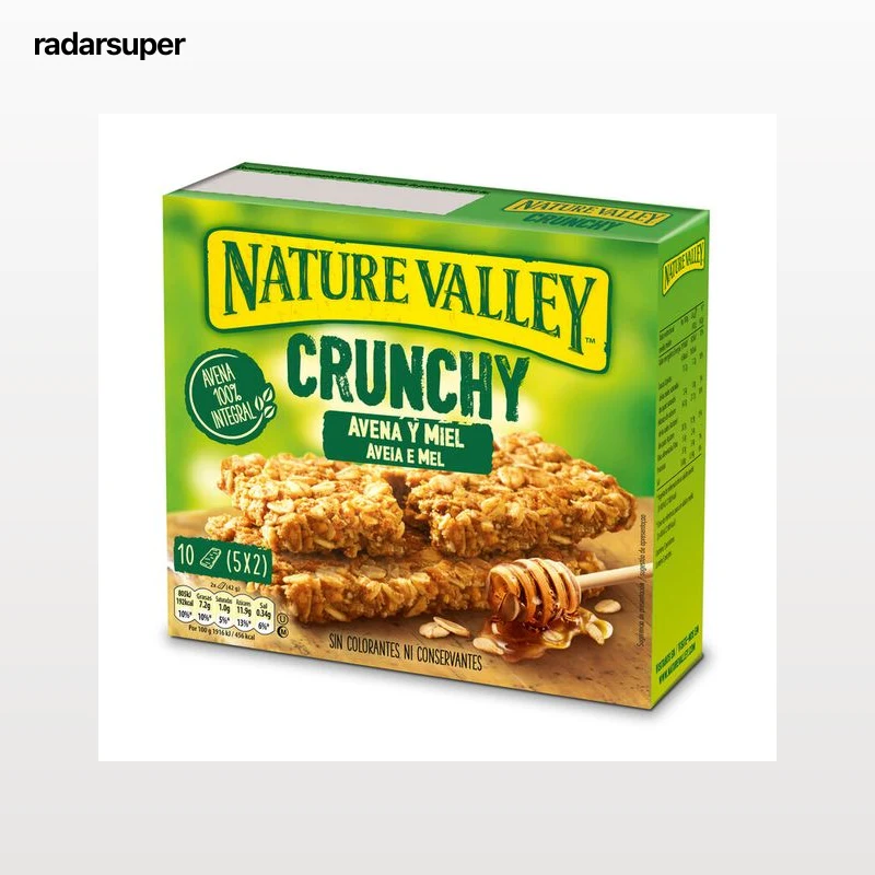 Barrita de avena y miel crunchy Nature Valley 210g