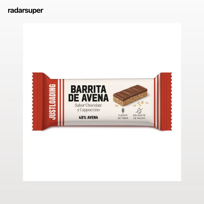 Barrita de avena sabor chocolate y cappuccino Just Loading 50g