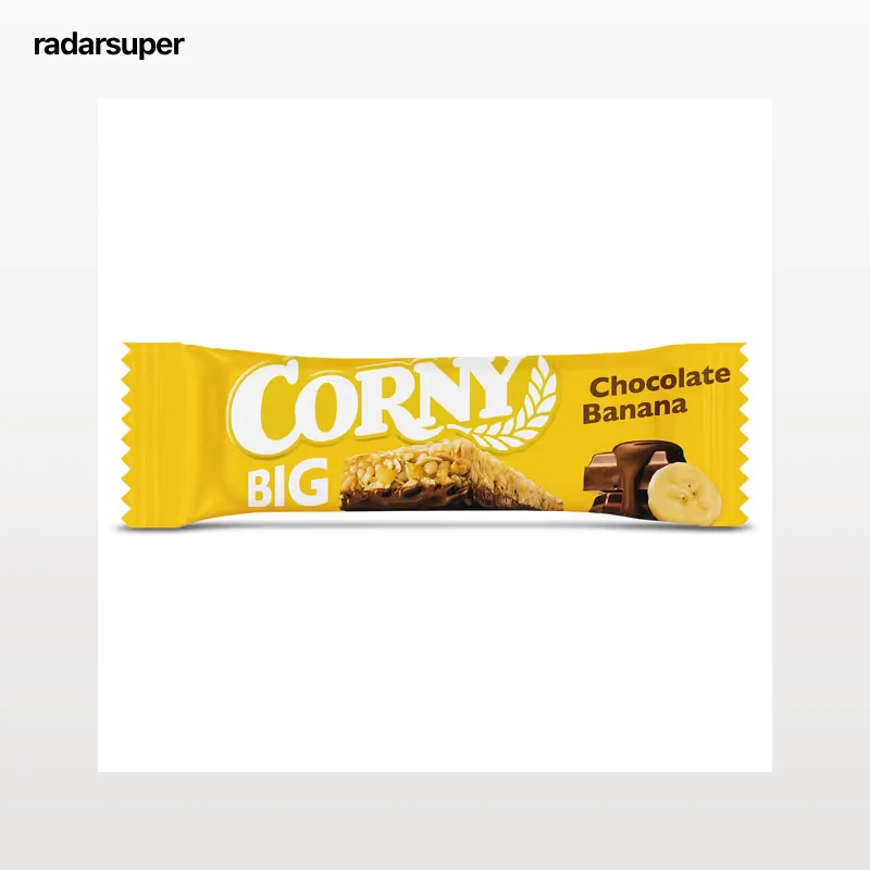 Barrita de cereales chocolate y banana Corny 50 g