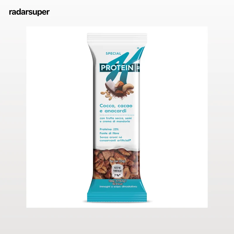 Barrita de cereales con coco, cacao y anacardos protein Kellogg's Special K 35 g