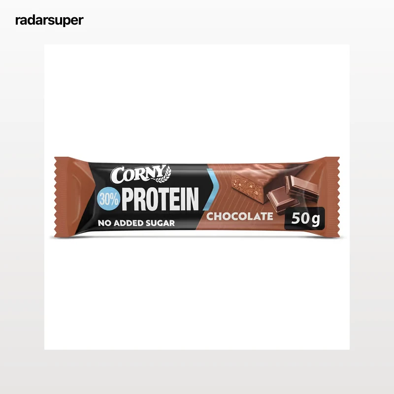 Barrita de chocolate con 30% de proteínas Corny 50 g