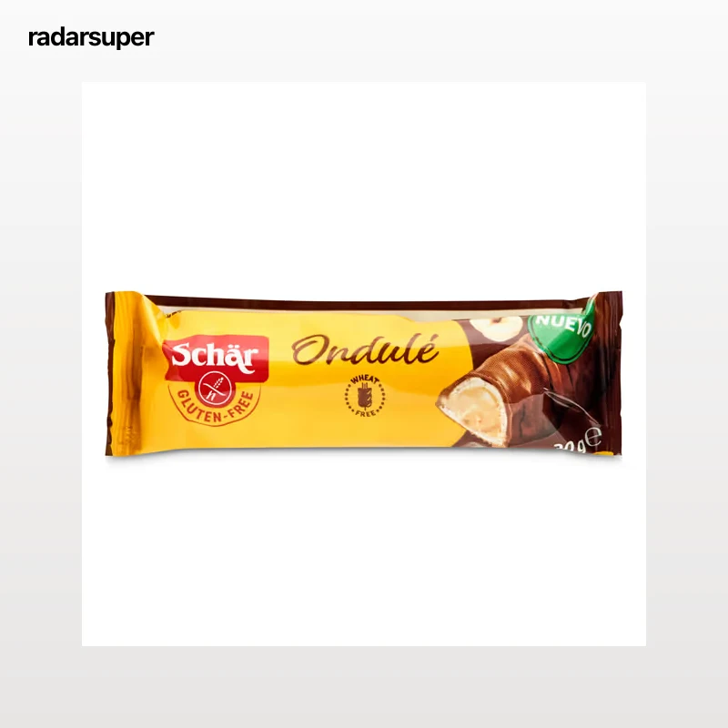 Barrita de chocolate con avellanas sin gluten ondulé Dr. Schar 30 g