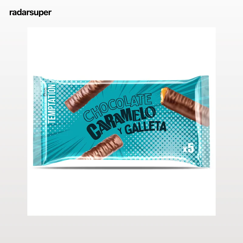 Barrita de chocolate caramelo y galleta Dia Temptation 290 g