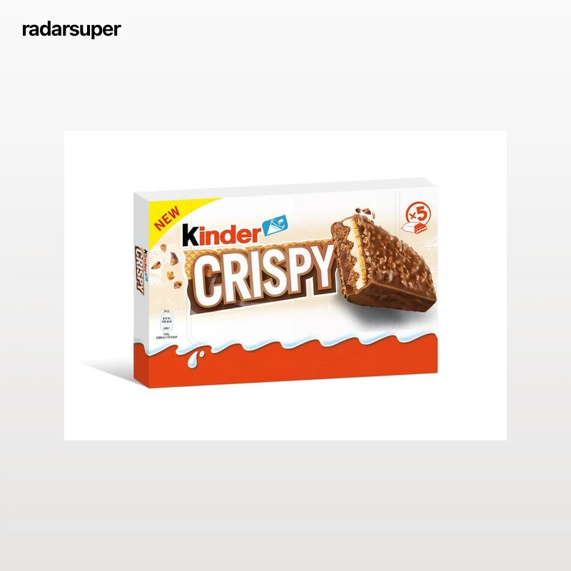 Barrita de chocolate con leche crujiente Kinder 5 unidades