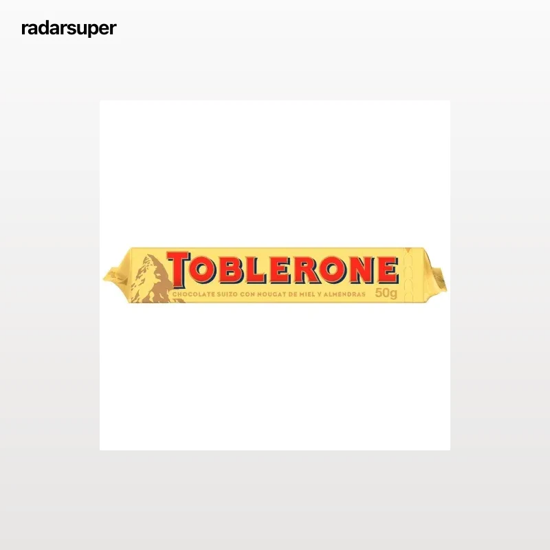 Barrita de chocolate con leche, miel y almendras Toblerone 50 g.