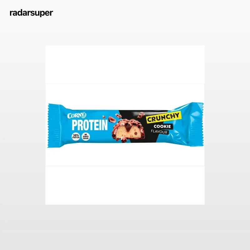 Barrita de proteínas sabor galleta Corny Crunchy sin azúcar añadido 45 g.