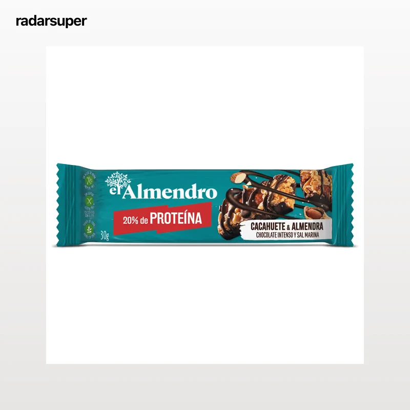 Barrita de proteína cacahuete y sal El almendro 30 g