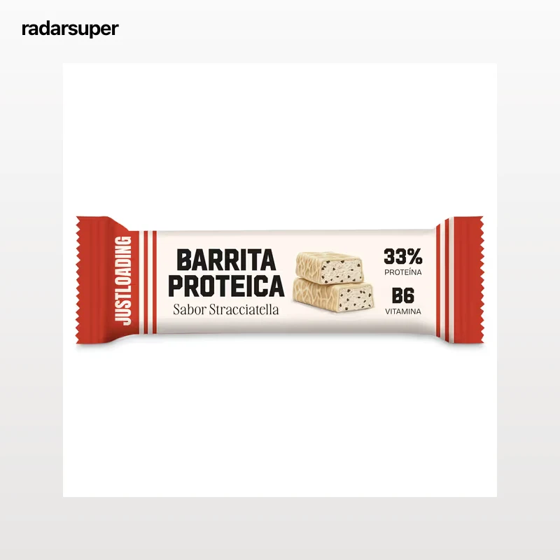 Barrita proteína sabor chocolate blanco con stracciatella Just loading 35 g