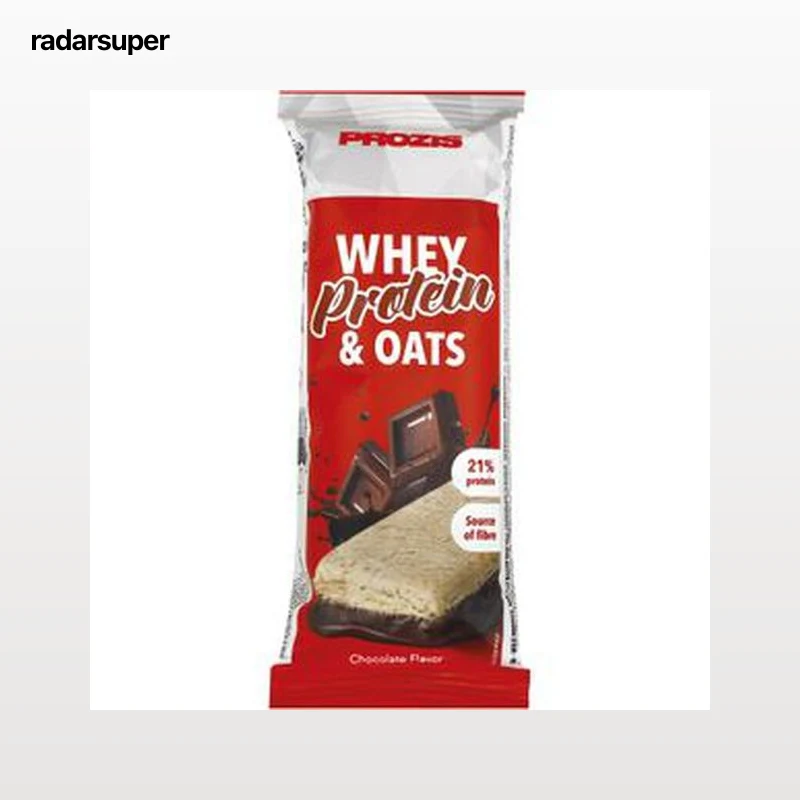 Barrita de proteinas whey con sabor a avena y chocolate Prozis 80g
