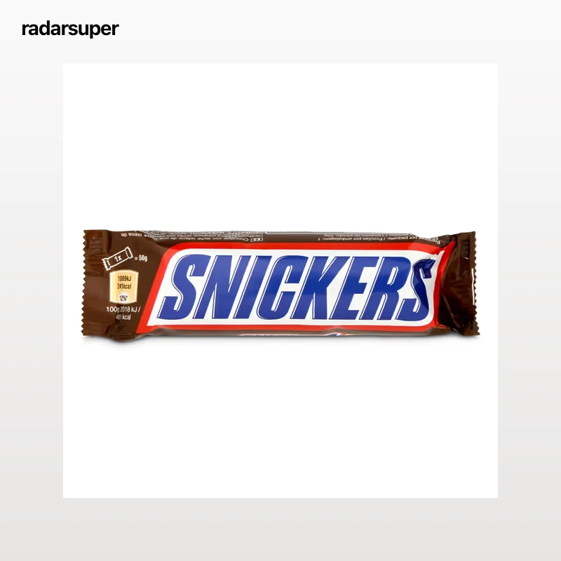 Barrita rellena de caramelo con cacahuetes Snickers 50 g