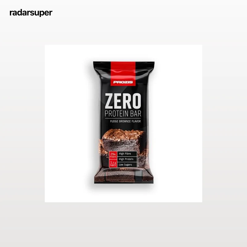 Barrita tipo brownie alta en proteínas Prozis Zero 40 g.