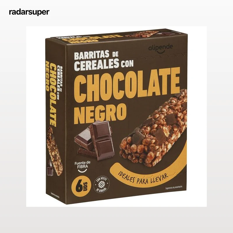 Barritas de cereales Alipende 6u chocolate