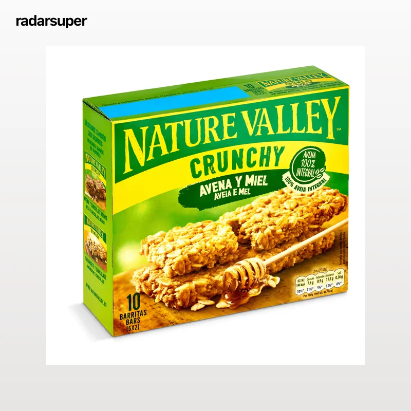 Barritas de cereales de avena y miel crunchy Nature Valley 210 g