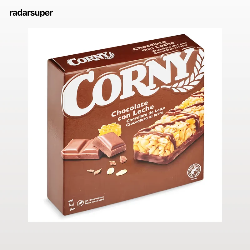 Barritas de cereales con chocolate con leche Corny 150 g