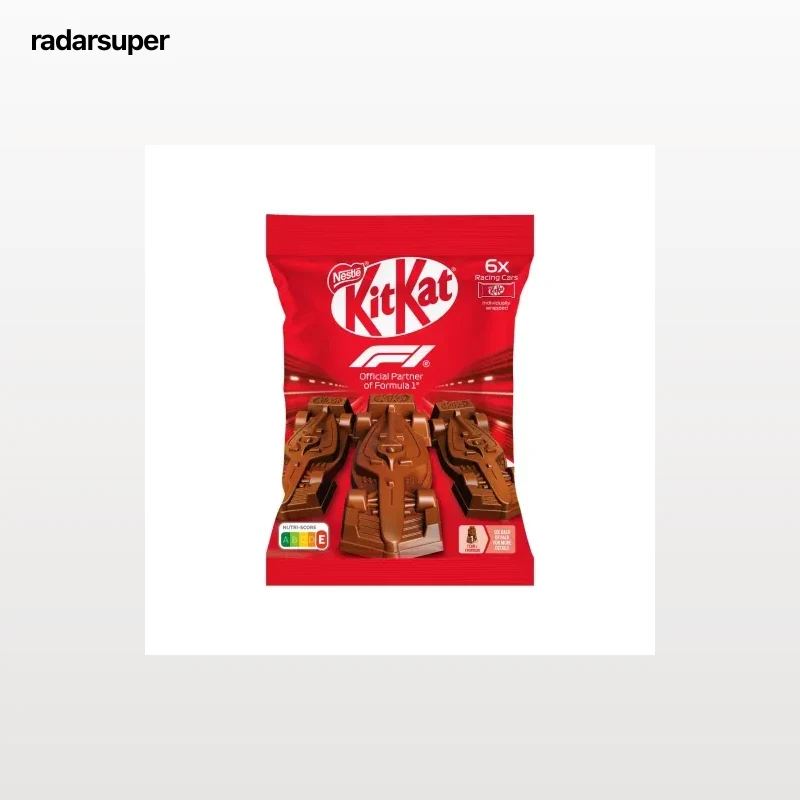 Barritas de galleta crujiente Nestlé Kit Kat Fórmula 1 sin gluten 66 g.