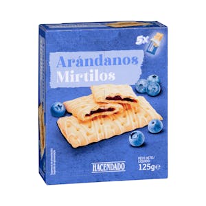 Barritas de galleta y arándanos