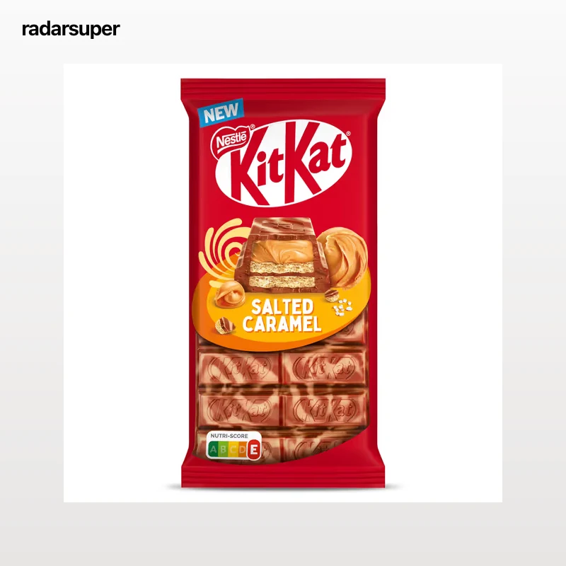 Barritas de galleta salted caramel Kit Kat 99 g