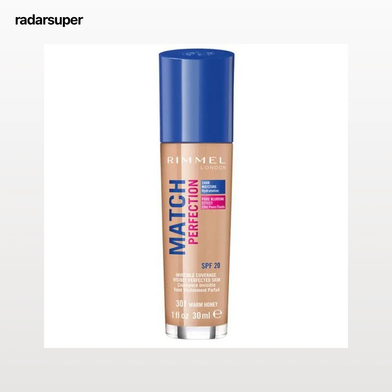 Base de maquillaje fluido Rimmel Match Perfection 301