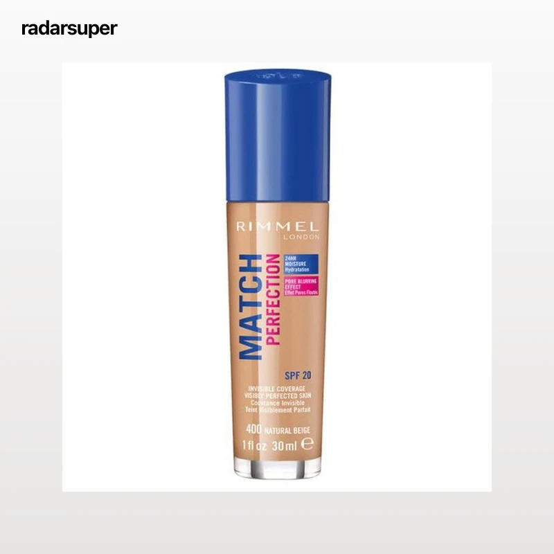 Base de maquillaje fluido Rimmel Match Perfection 400