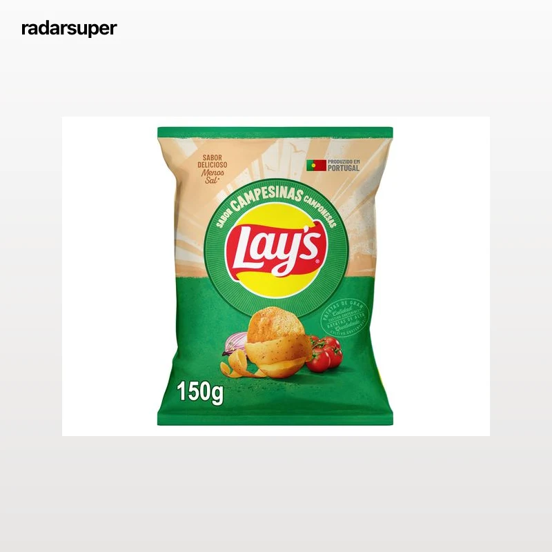 BATATAS FRITAS LAY'S CAMPONESAS 150G
