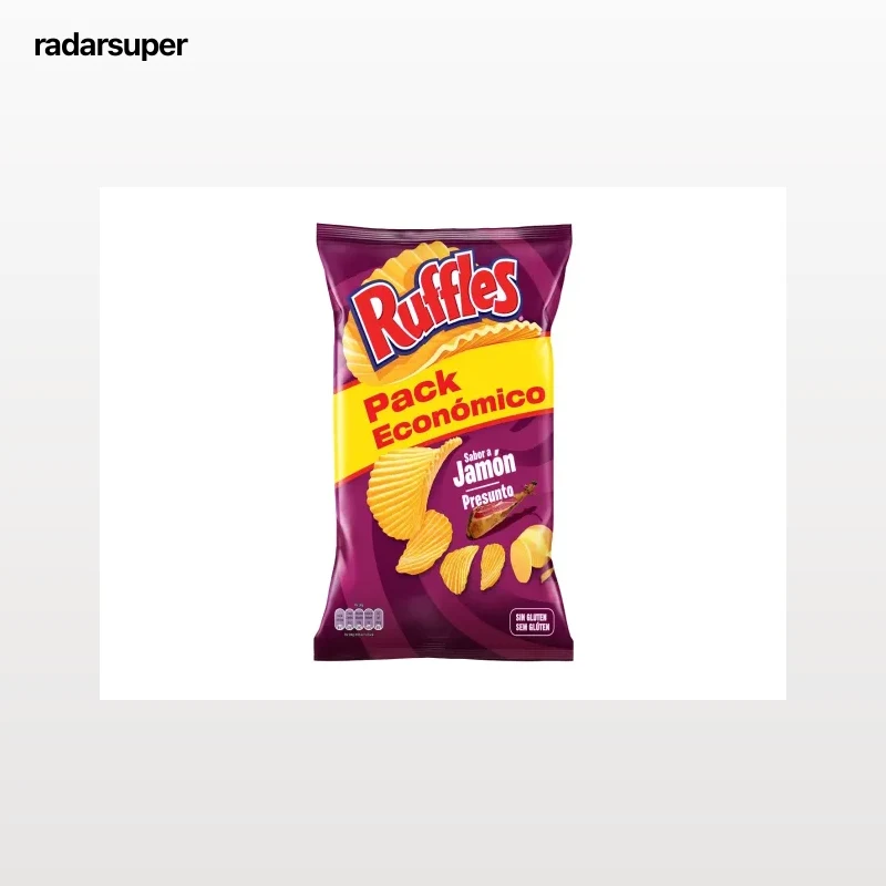 BATATAS FRITAS SABORES RUFFLES PRESUNTO 243G