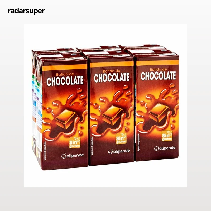 Batido Alipende pack 6 cacao 200ml